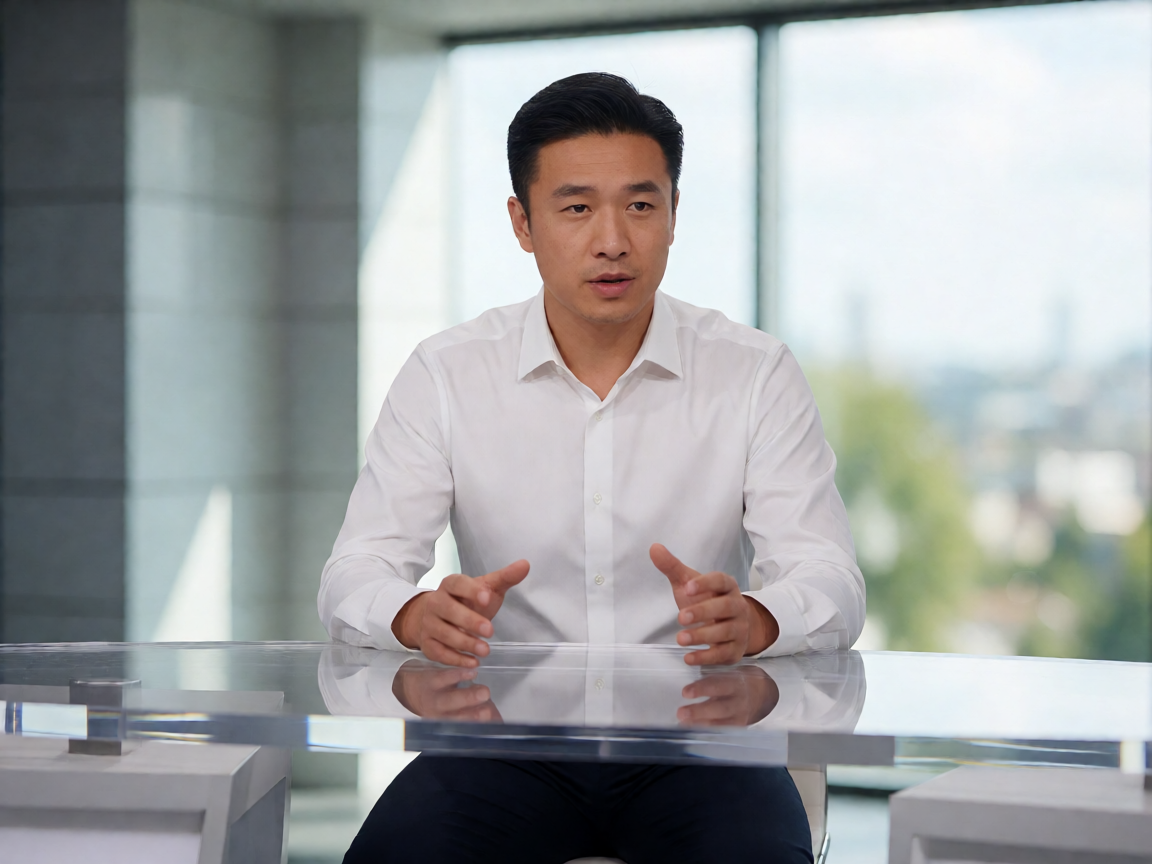 体育数据分析师在演播室对比赛数据进行深度解读